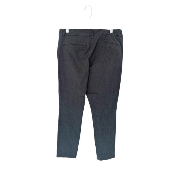 Old Navy Gray Office Business Career Work Corporate Pixie‎ Ankle Pants Size 12 - Picture 8 of 11